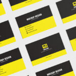 Business Cards Grid Mockup