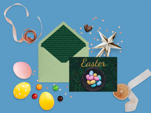 Easter Cards Mockup Scene Creator Set