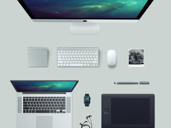 Free Mockup Kit featuring Several Devices