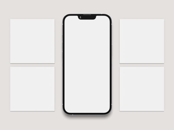 iPhone and Instagram Screens Mockup