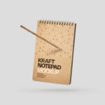 Kraft Paper Notepad Mockup