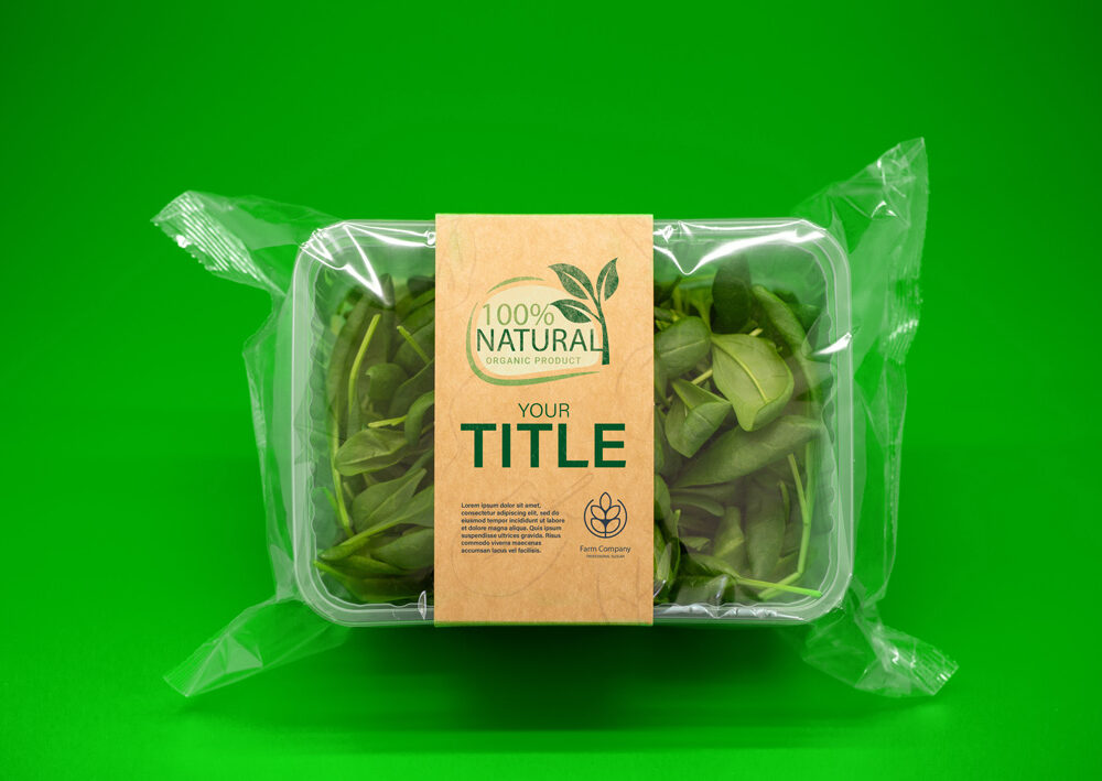 Lettuce Package Mockup