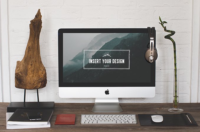 MacBook and iMac Mockups – Hipster Style