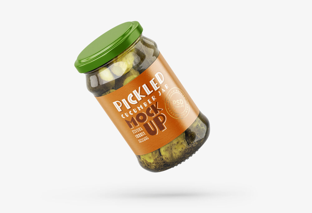 Pickle Jar Mockup