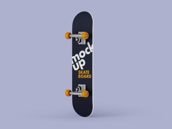 Standing Skateboard Mockup